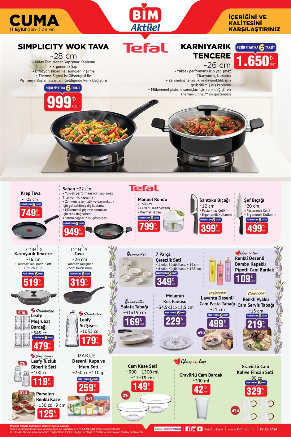 BİM 11 Eylül 2026 aktüel katalog sayfa 2