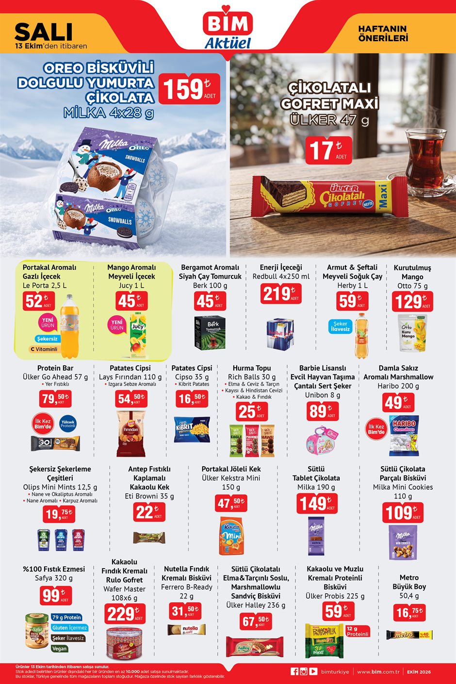 BİM 13 Ekim 2026 aktüel katalog sayfa 1