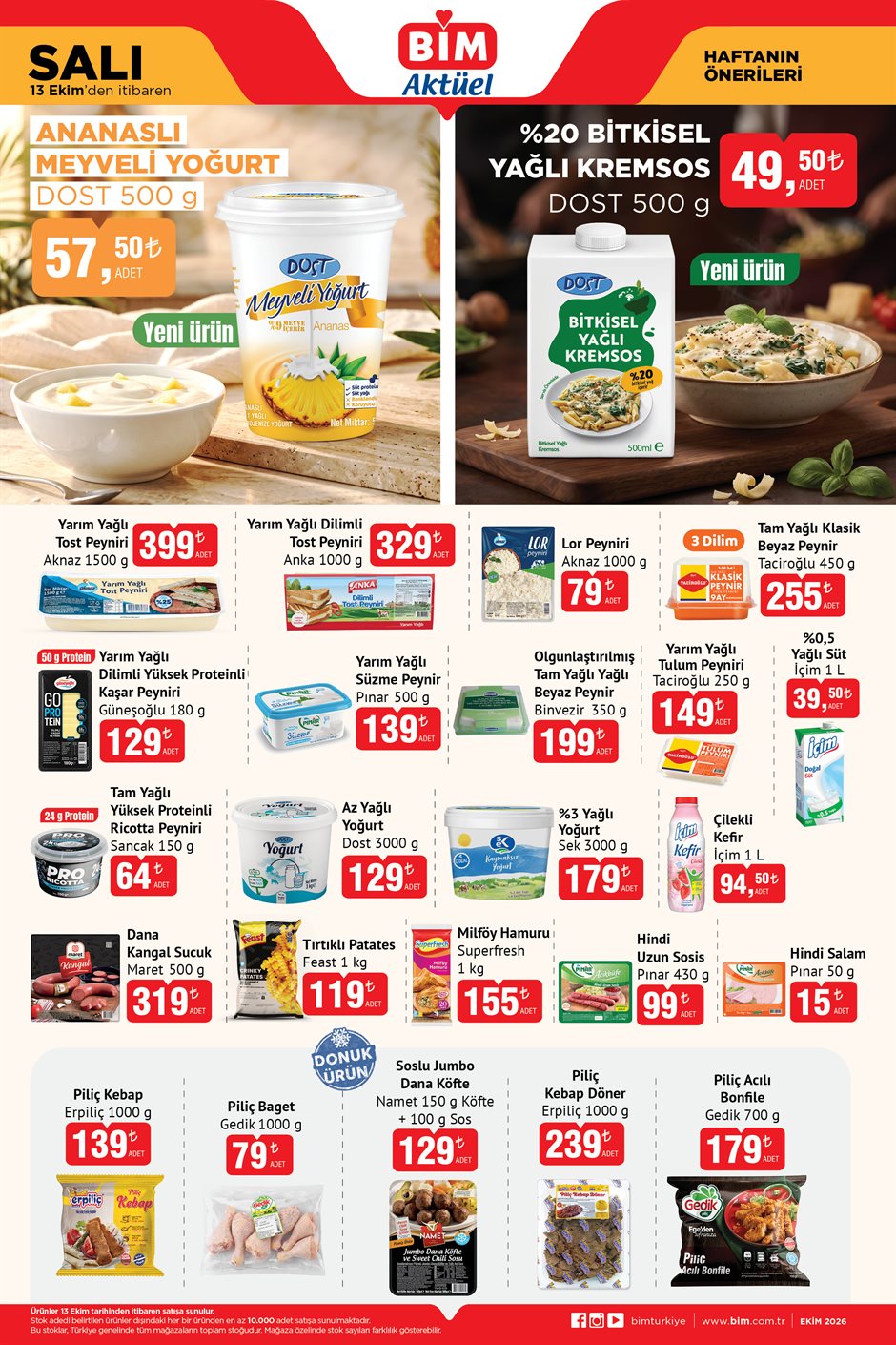 BİM 13 Ekim 2026 aktüel katalog sayfa 2