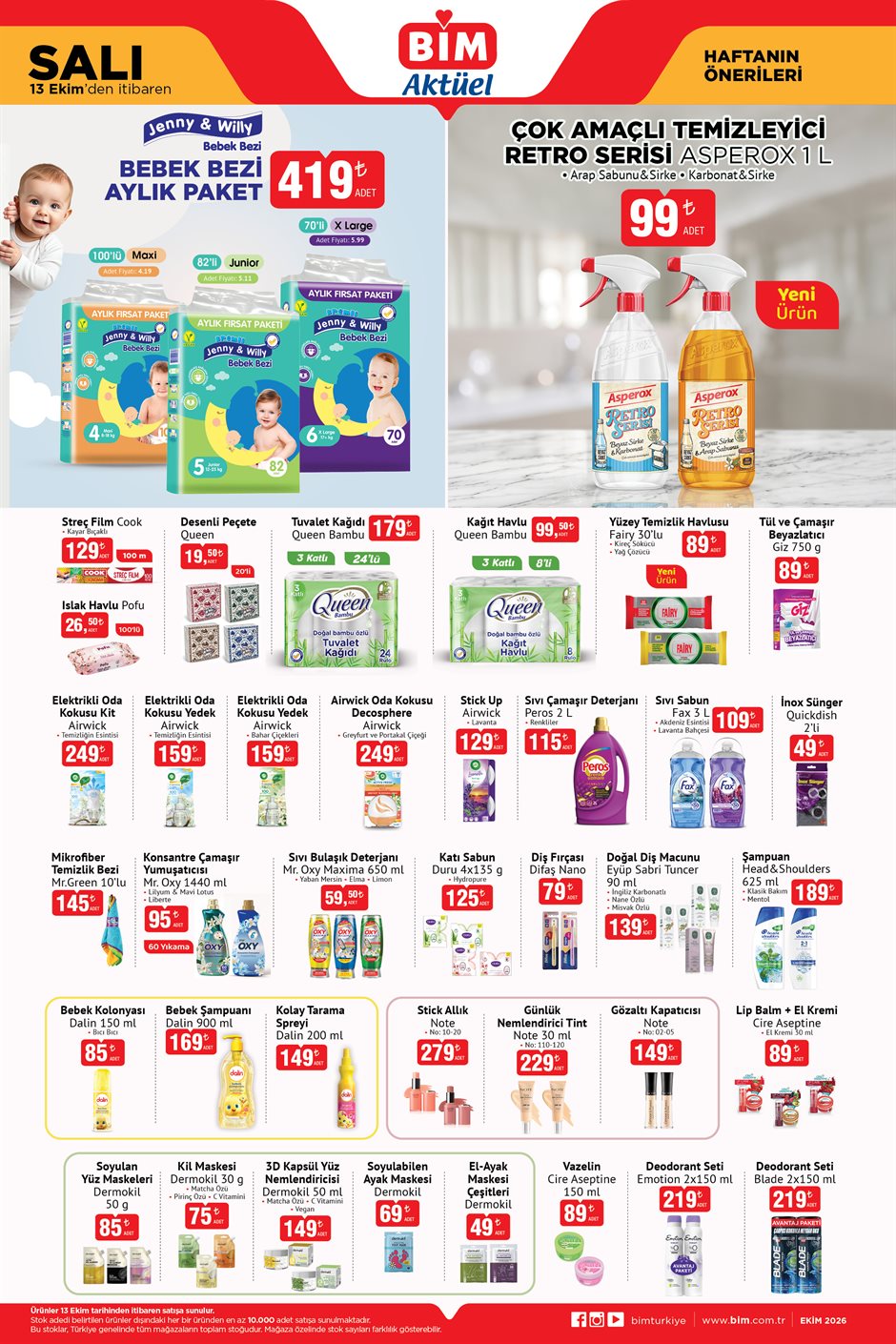 BİM 13 Ekim 2026 aktüel katalog sayfa 3