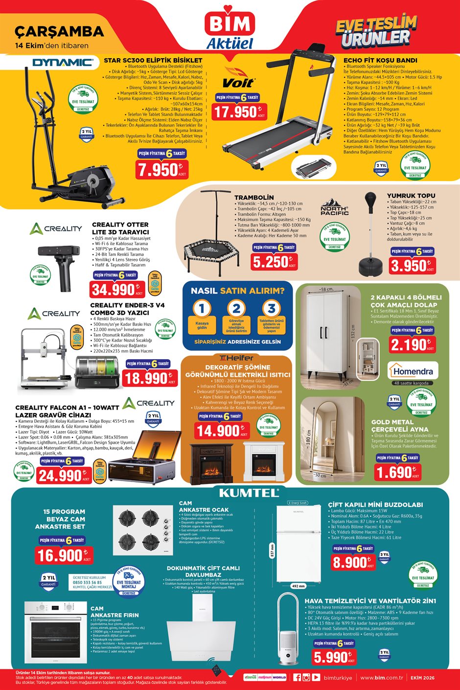 BİM 14 Ekim 2026 aktüel katalog sayfa 1