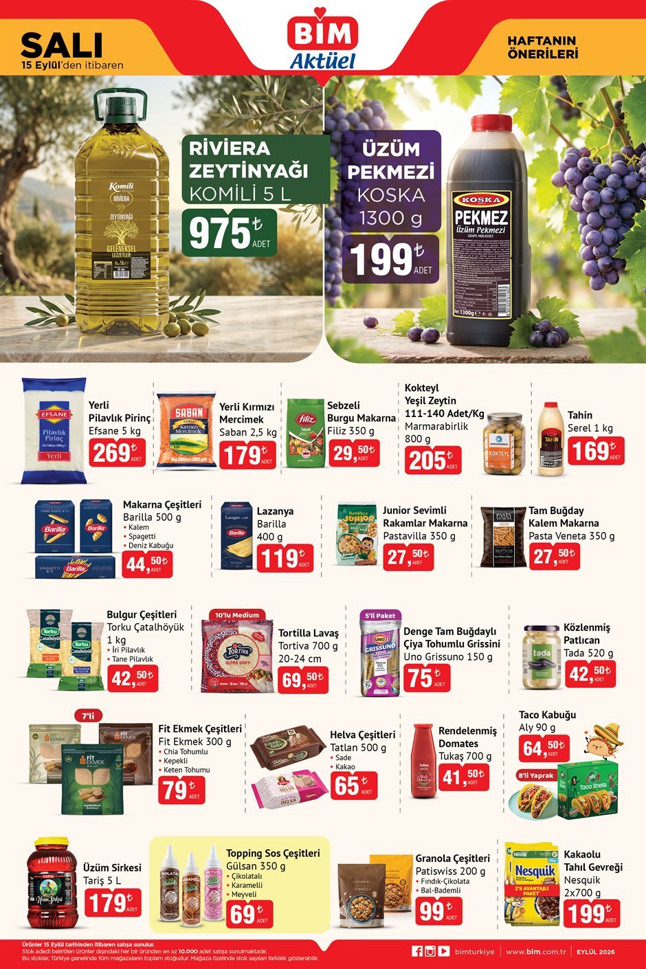 BİM 15 Eylül 2026 aktüel katalog sayfa 2