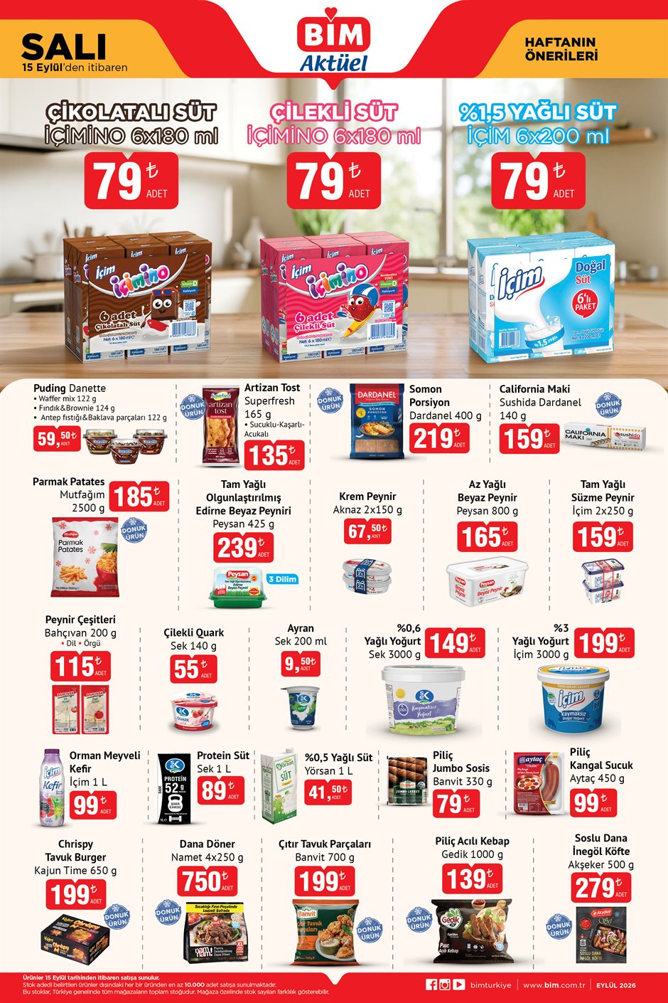 BİM 15 Eylül 2026 aktüel katalog sayfa 3