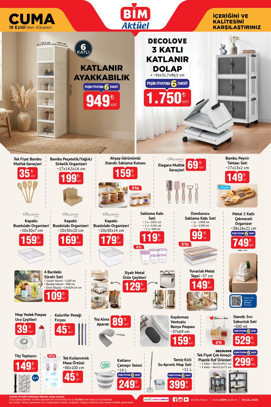 BİM 18 Eylül 2026 aktüel katalog sayfa 2