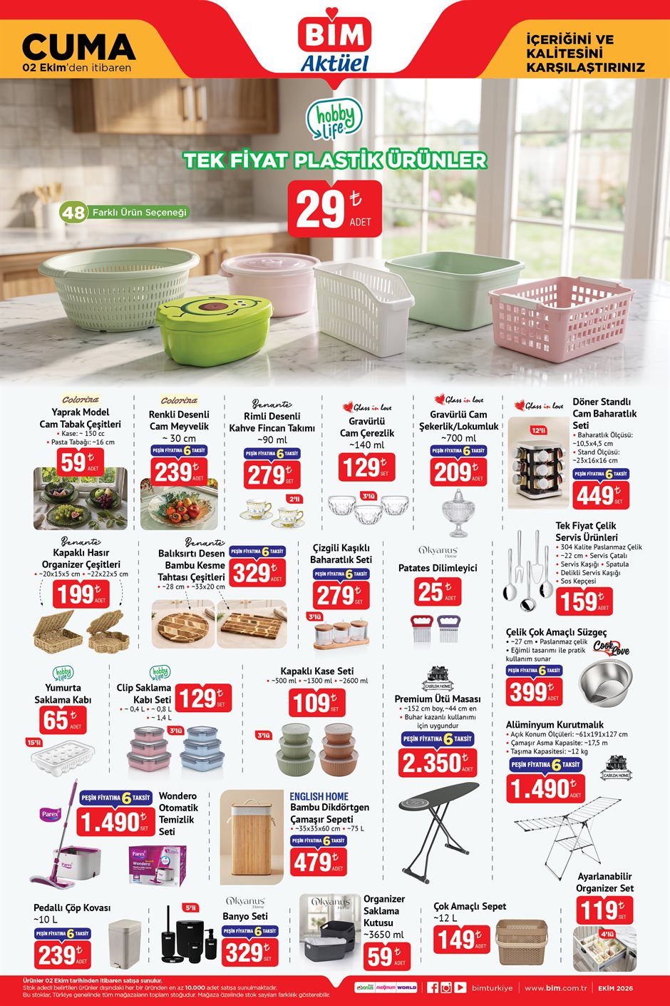 BİM 2 Ekim 2026 aktüel katalog sayfa 3