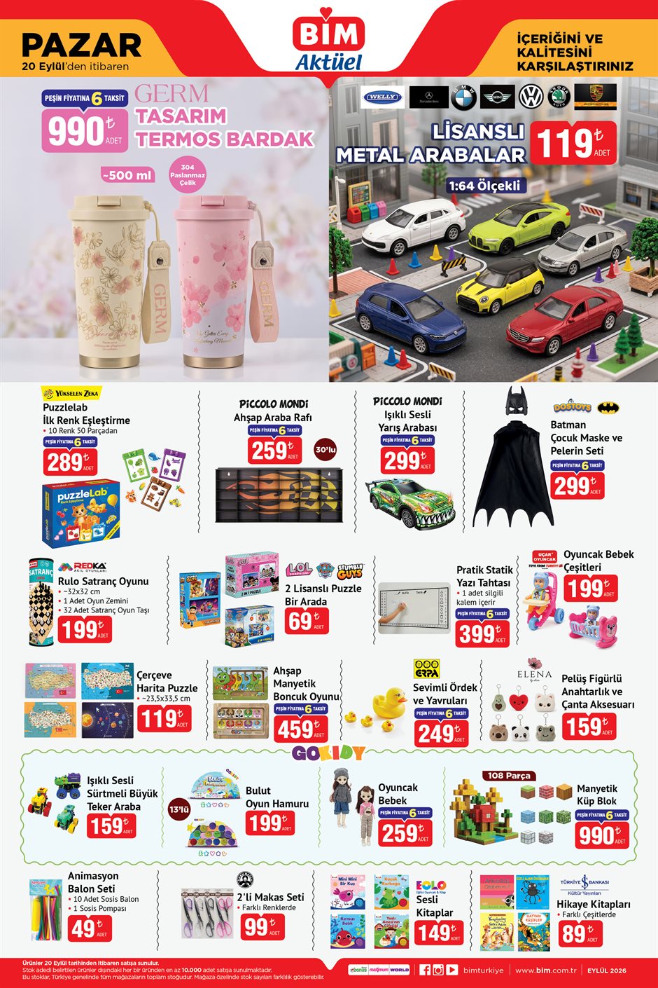 BİM 20 Eylül 2026 aktüel katalog sayfa 3