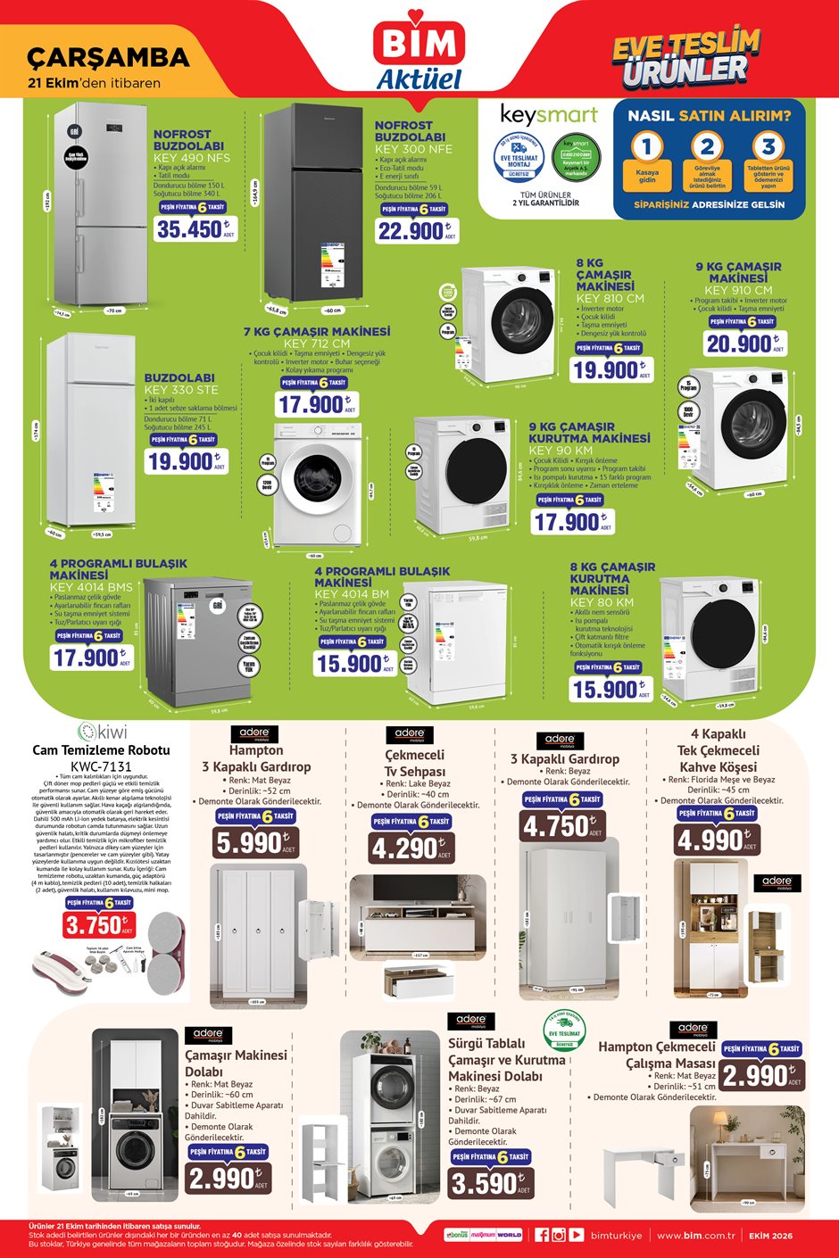 BİM 21 Ekim 2026 aktüel katalog sayfa 1