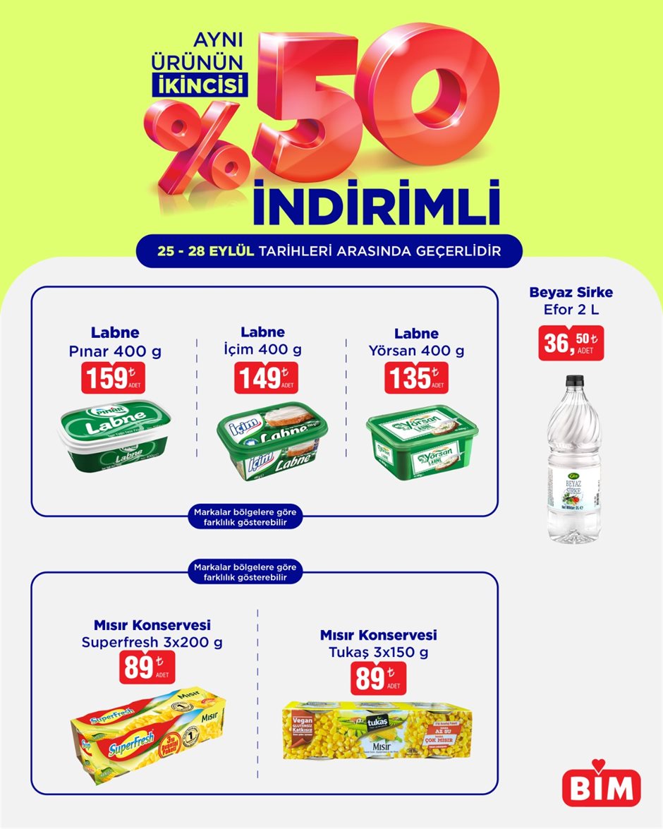 BİM 25 Eylül 2026 aktüel katalog sayfa 1