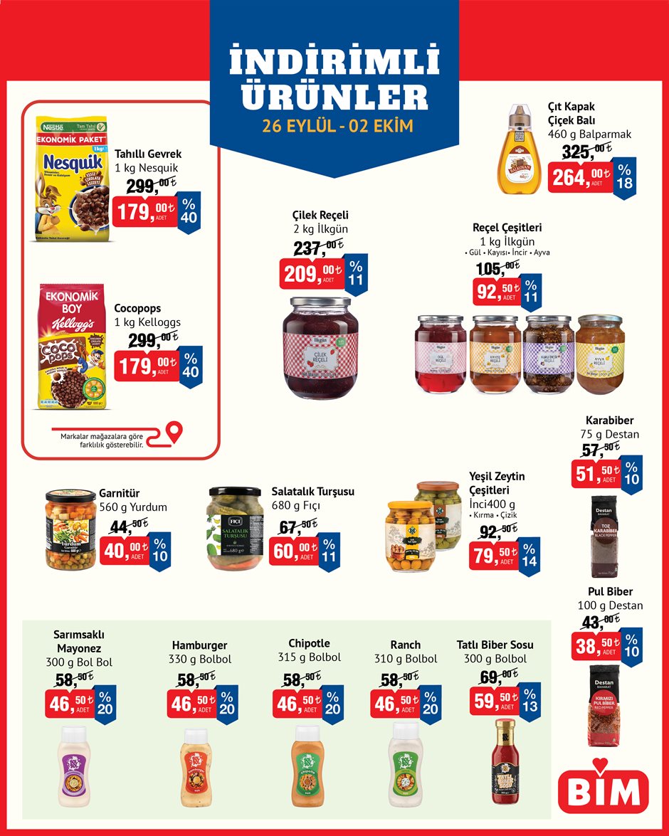 BİM 26 Eylül 2026 aktüel katalog sayfa 3
