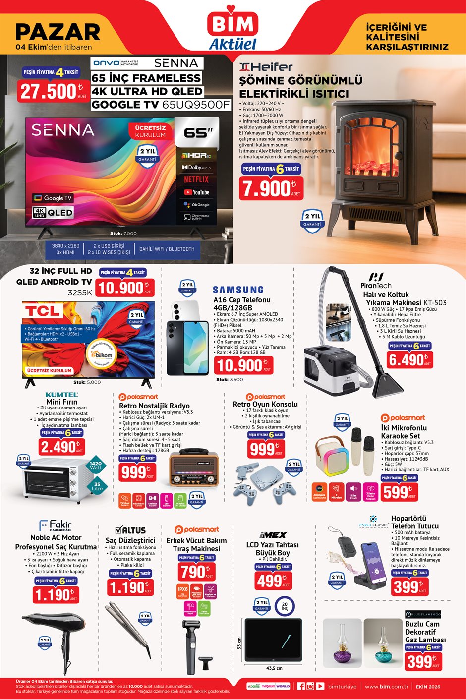 BİM 4 Ekim 2026 aktüel katalog sayfa 2