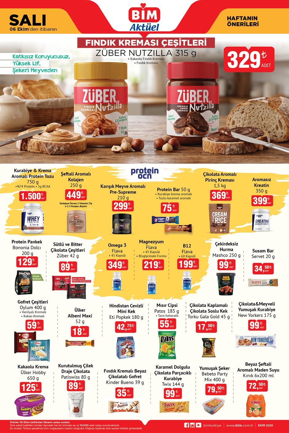 BİM 6 Ekim 2026 aktüel katalog sayfa 1