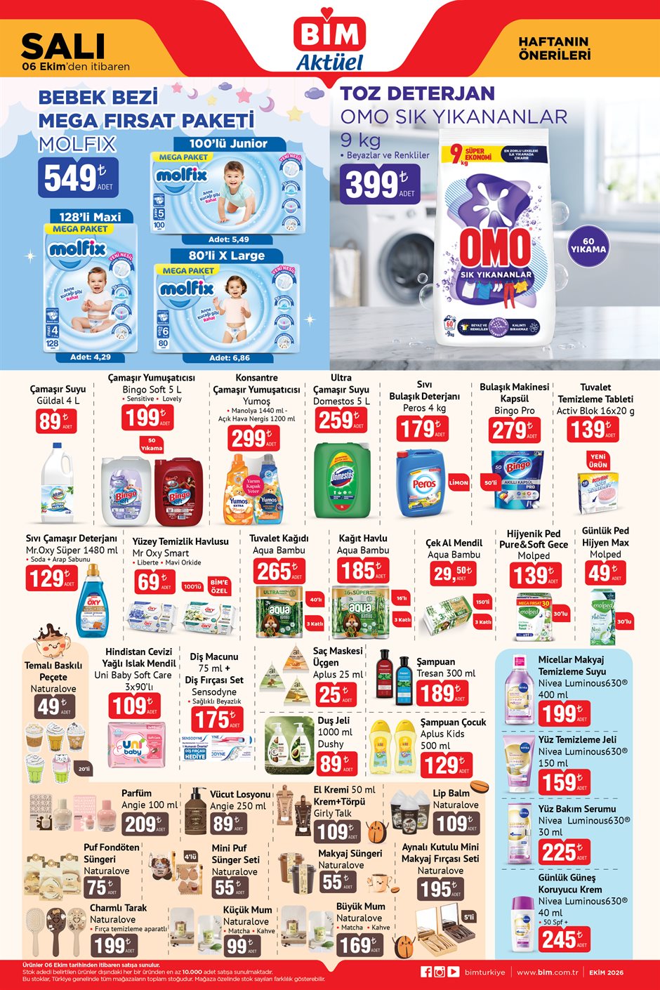 BİM 6 Ekim 2026 aktüel katalog sayfa 2
