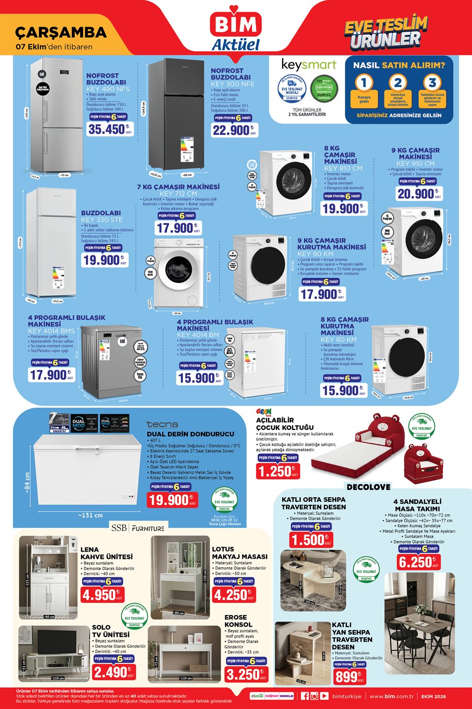 BİM 7 Ekim 2026 aktüel katalog sayfa 1