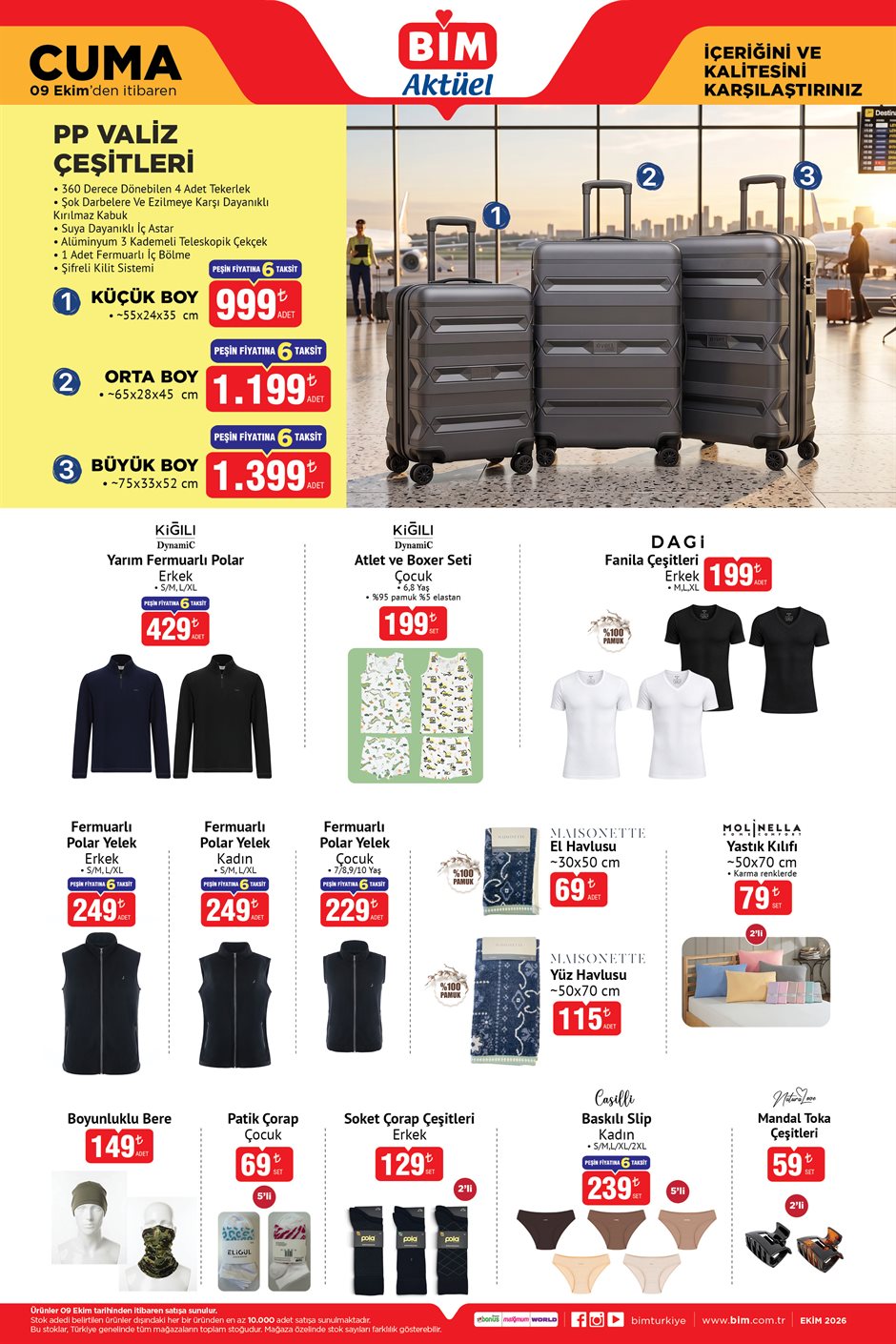BİM 9 Ekim 2026 aktüel katalog sayfa 4