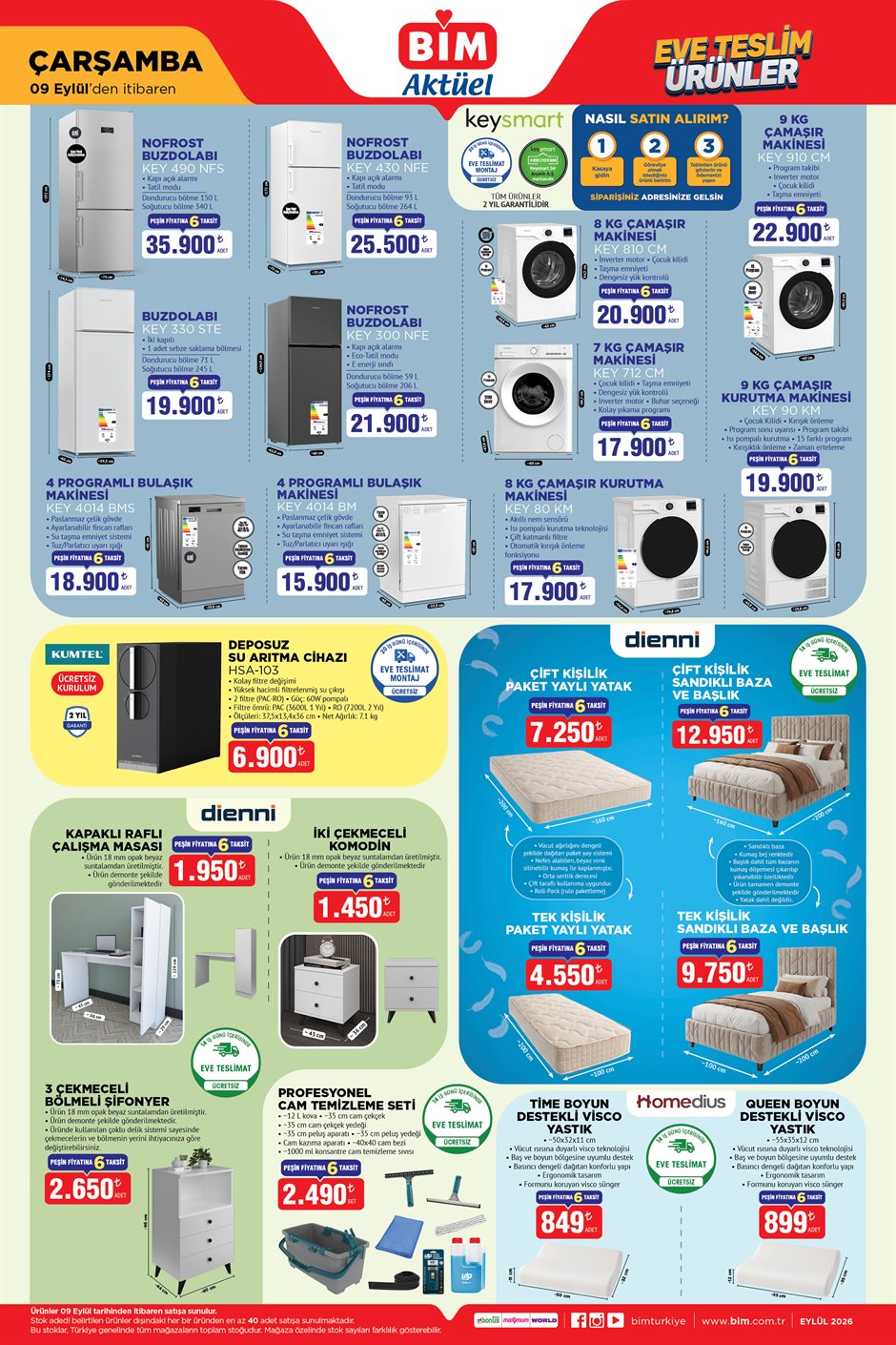 BİM 9 Eylül 2026 aktüel katalog sayfa 1
