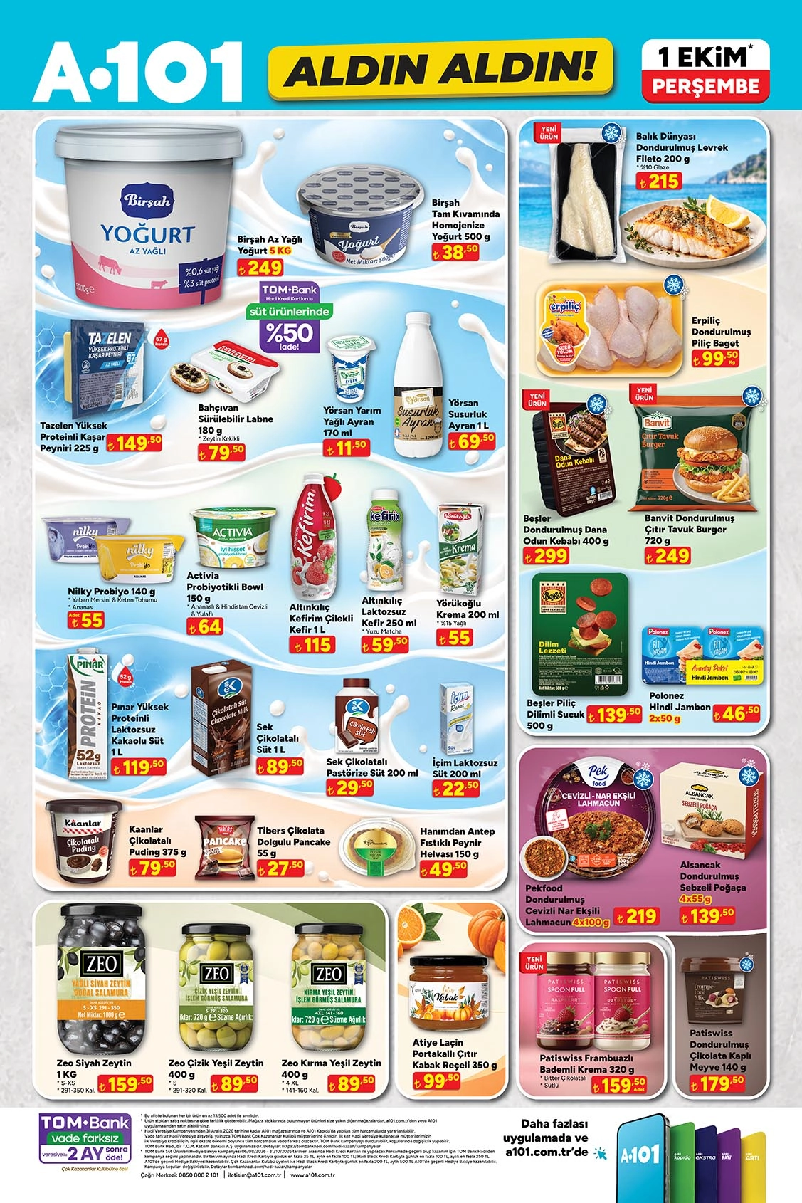 A101 1 Ekim 2026 aktüel katalog sayfa 1