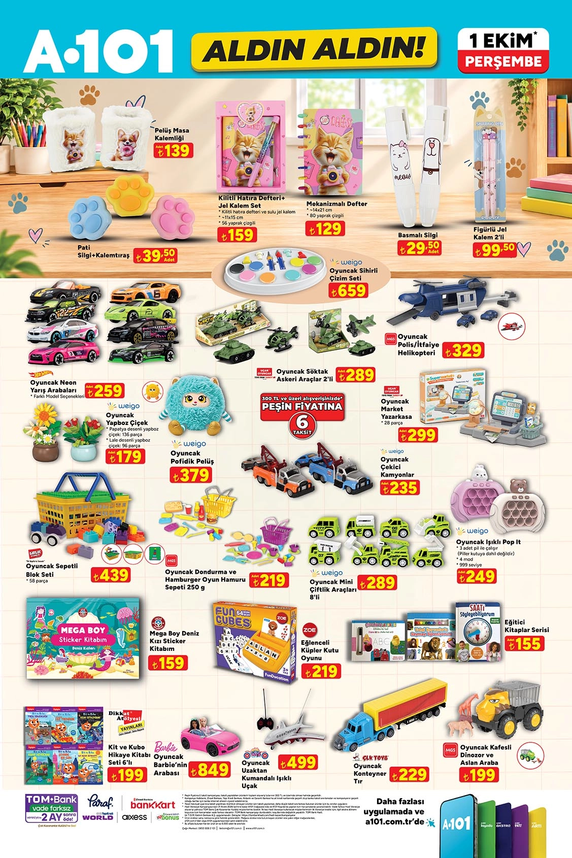 A101 1 Ekim 2026 aktüel katalog sayfa 11