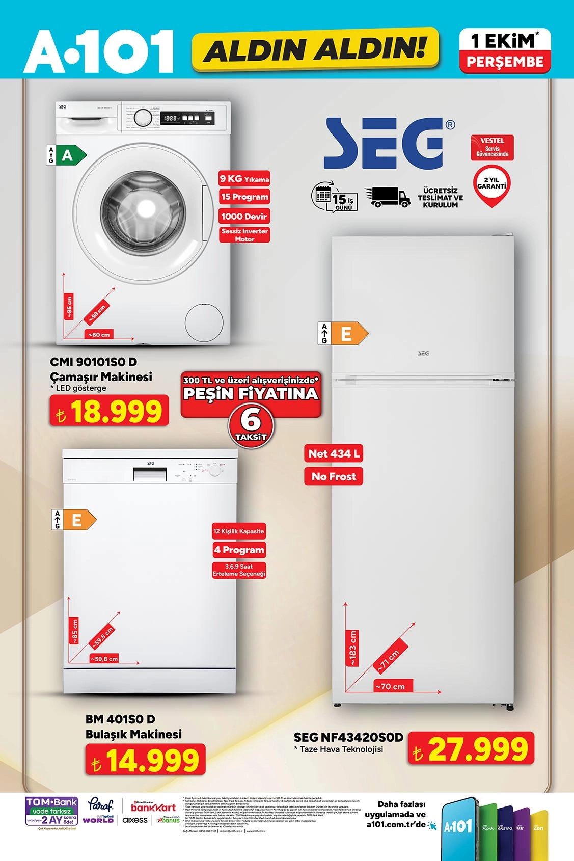 A101 1 Ekim 2026 aktüel katalog sayfa 4