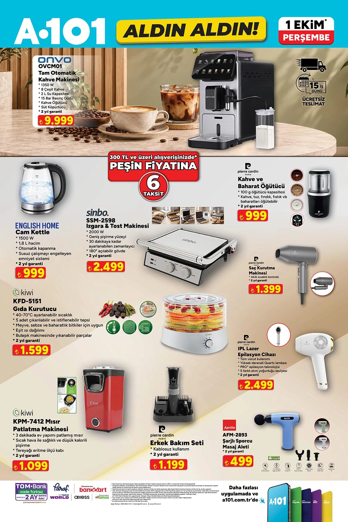 A101 1 Ekim 2026 aktüel katalog sayfa 5