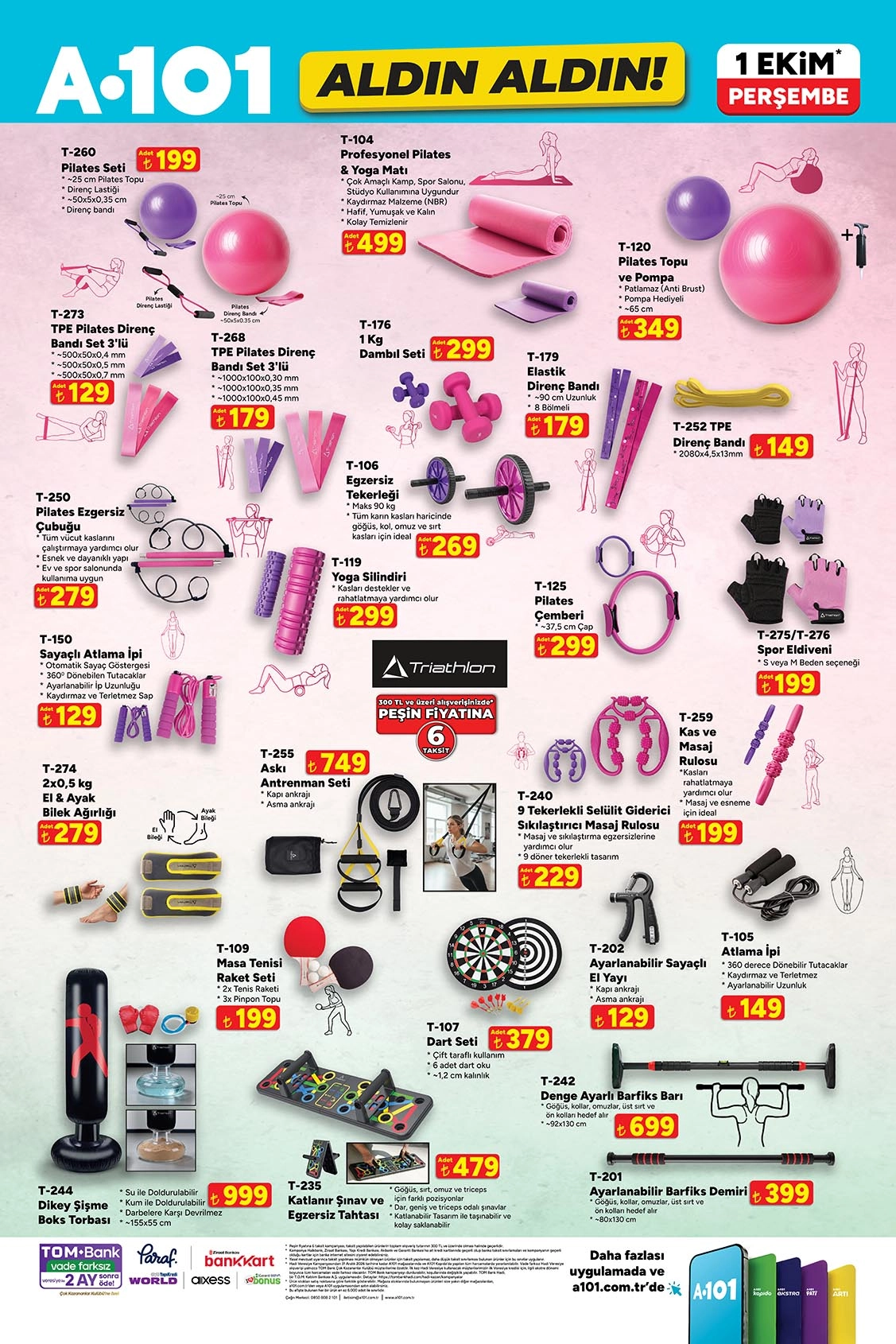 A101 1 Ekim 2026 aktüel katalog sayfa 7