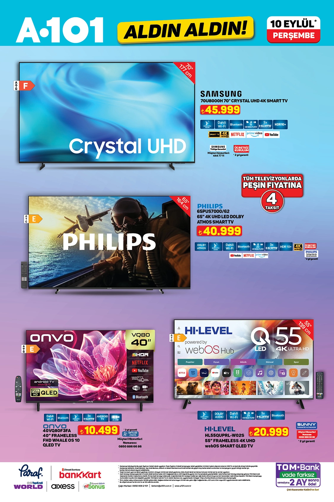 A101 10 Eylül 2026 aktüel katalog sayfa 5