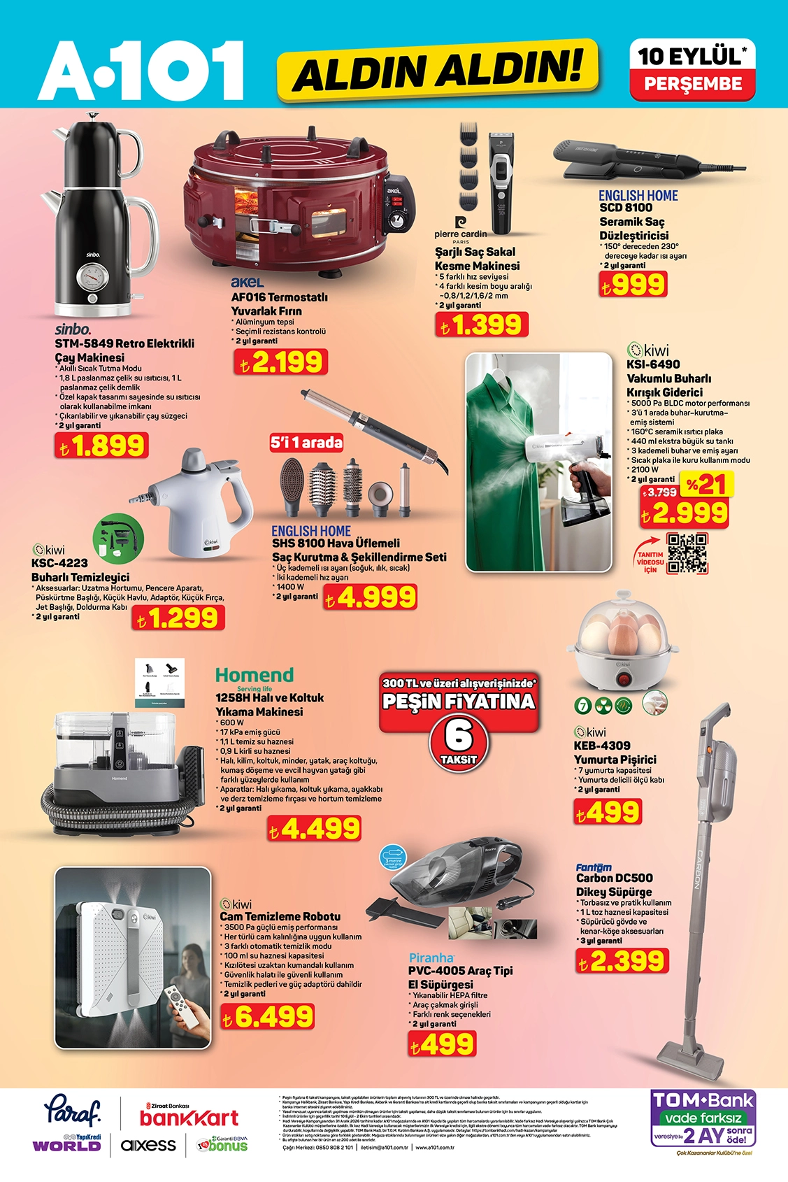 A101 10 Eylül 2026 aktüel katalog sayfa 7