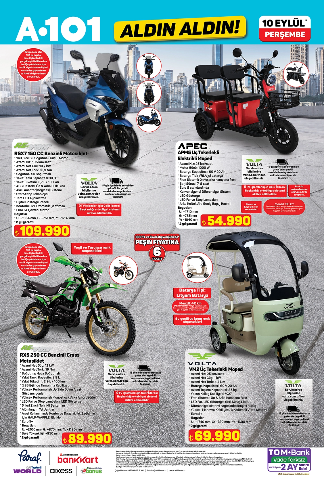 A101 10 Eylül 2026 aktüel katalog sayfa 8