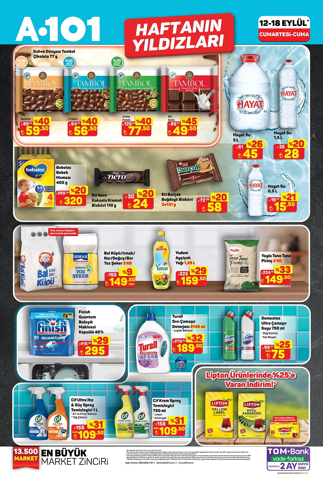 A101 12 Eylül 2026 aktüel katalog sayfa 1