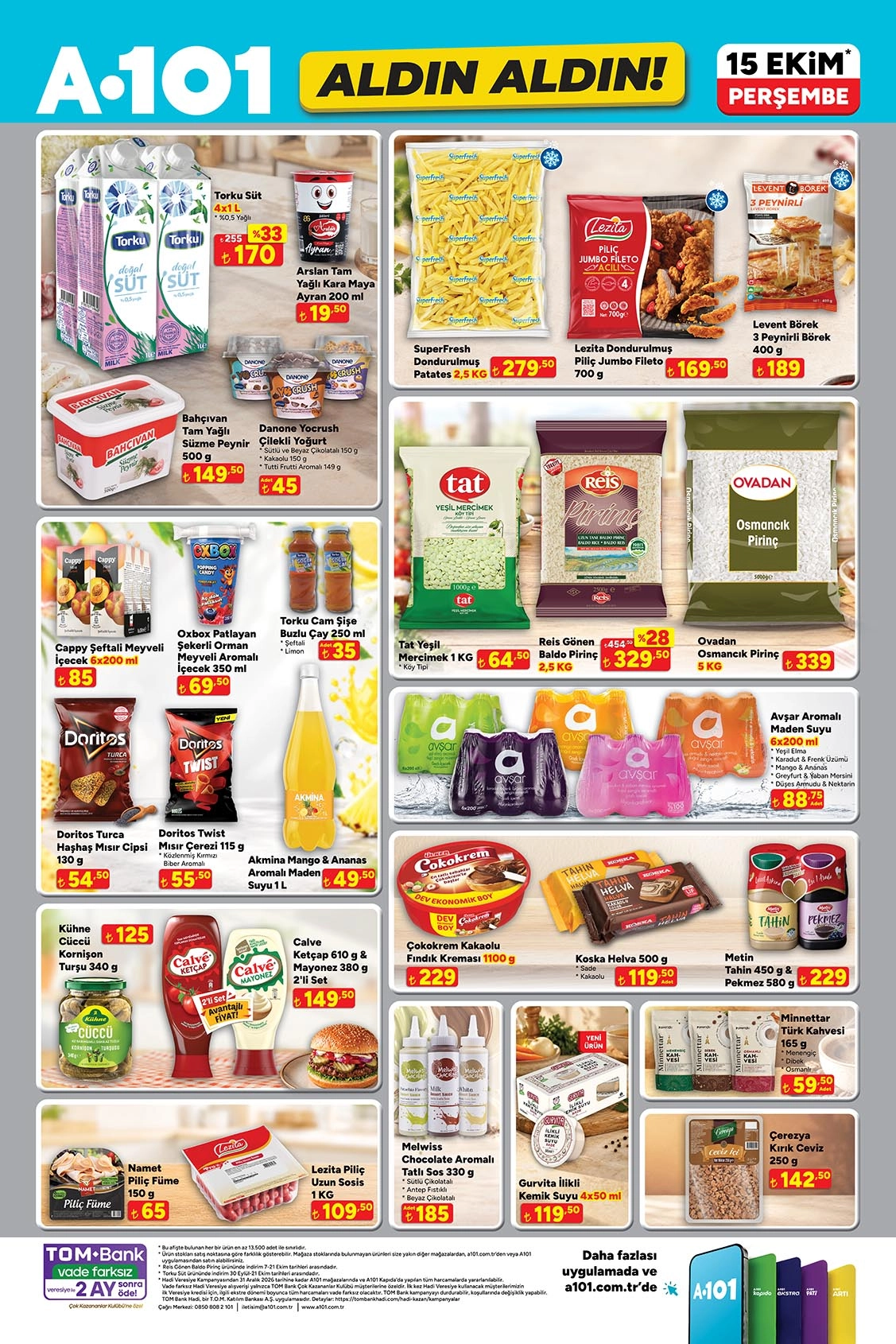 A101 15 Ekim 2026 aktüel katalog sayfa 1