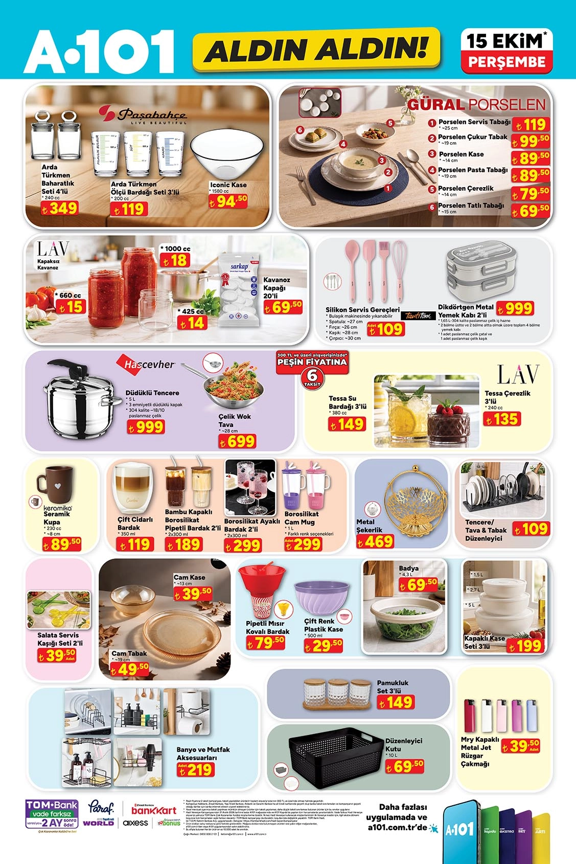 A101 15 Ekim 2026 aktüel katalog sayfa 10