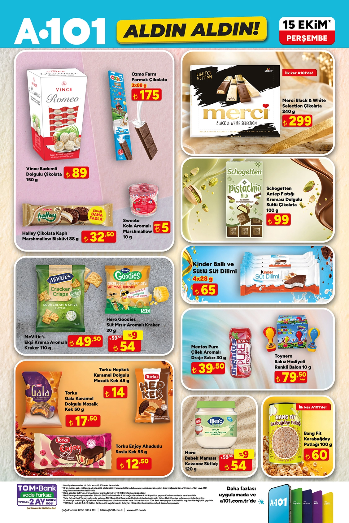 A101 15 Ekim 2026 aktüel katalog sayfa 12