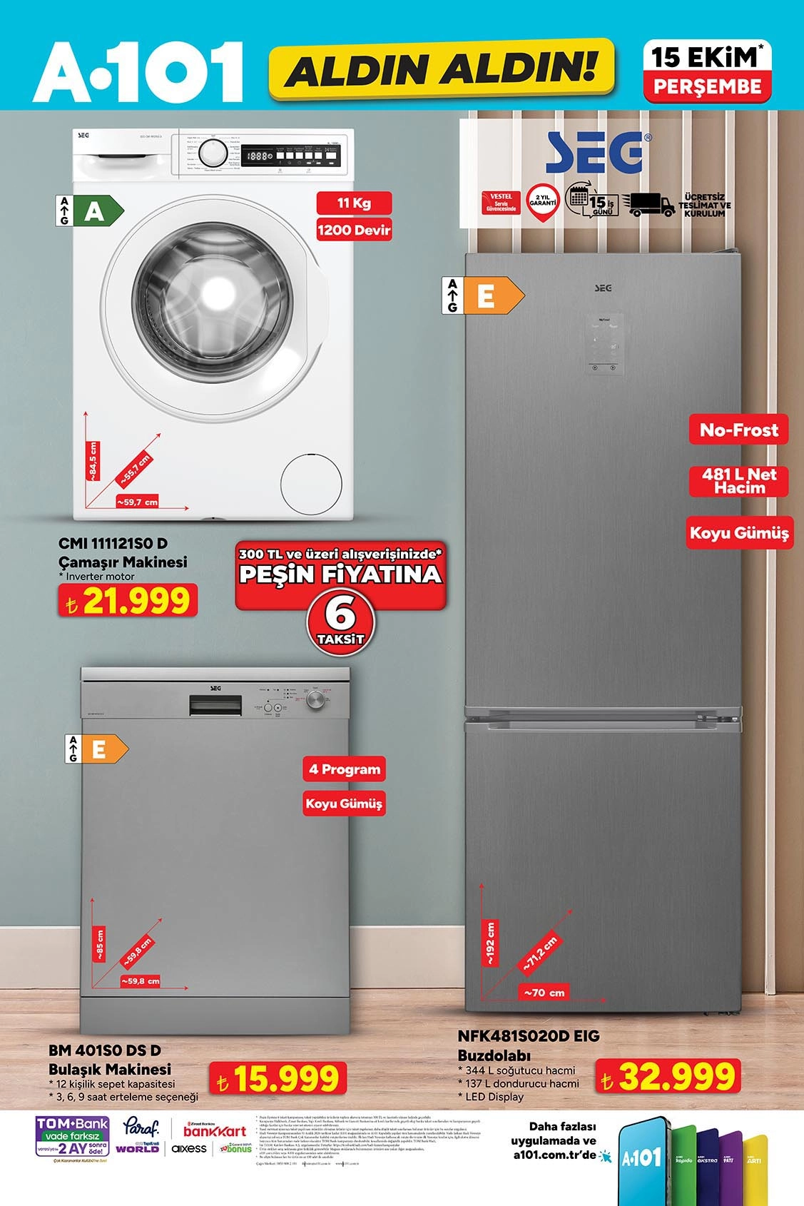 A101 15 Ekim 2026 aktüel katalog sayfa 4