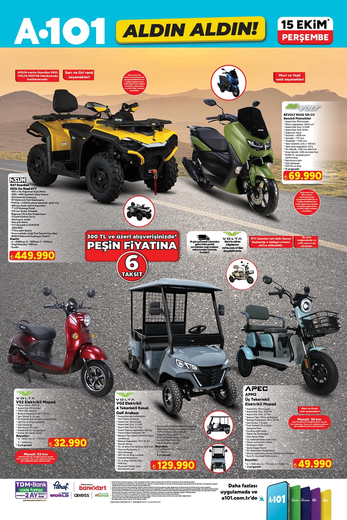 A101 15 Ekim 2026 aktüel katalog sayfa 6