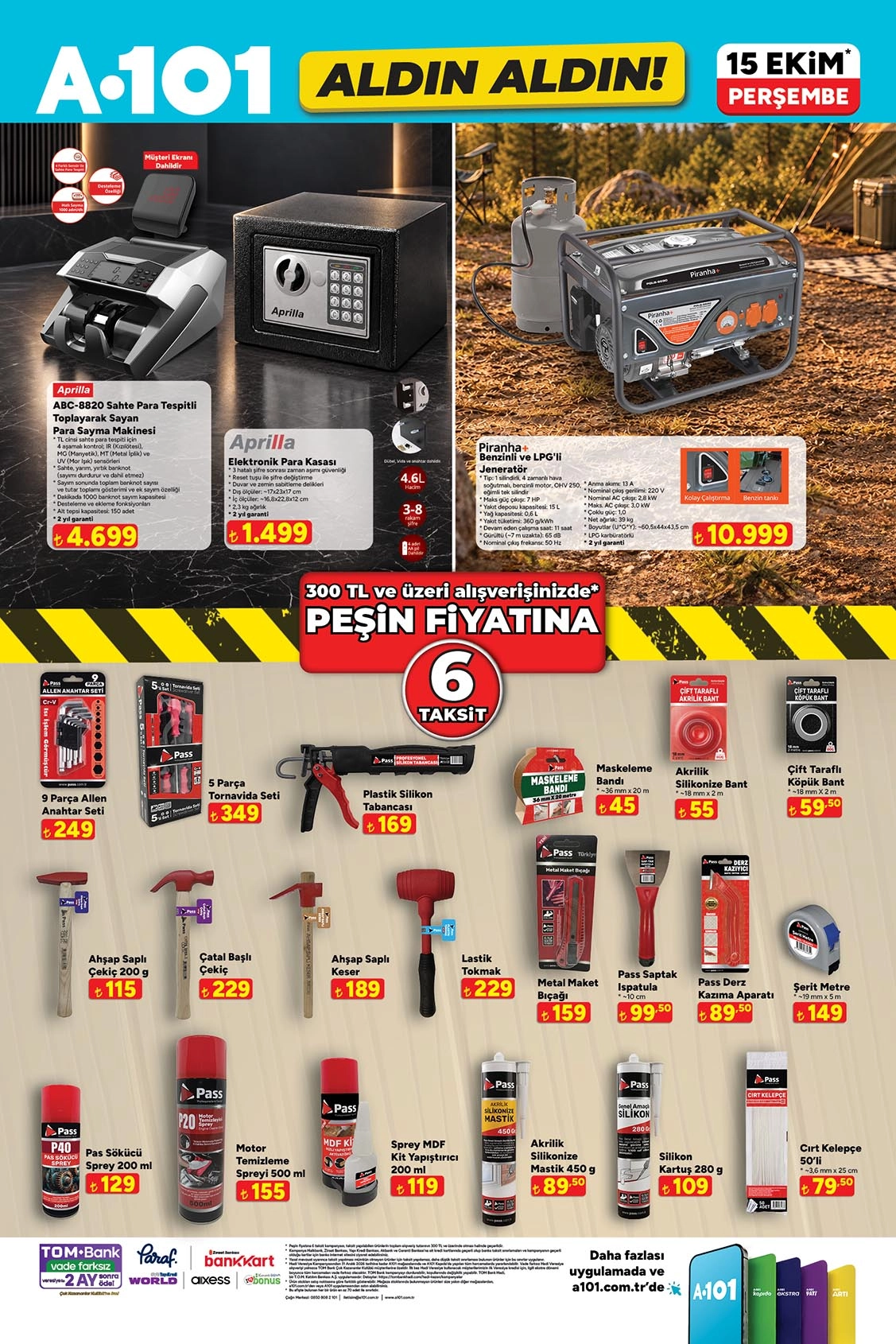 A101 15 Ekim 2026 aktüel katalog sayfa 7