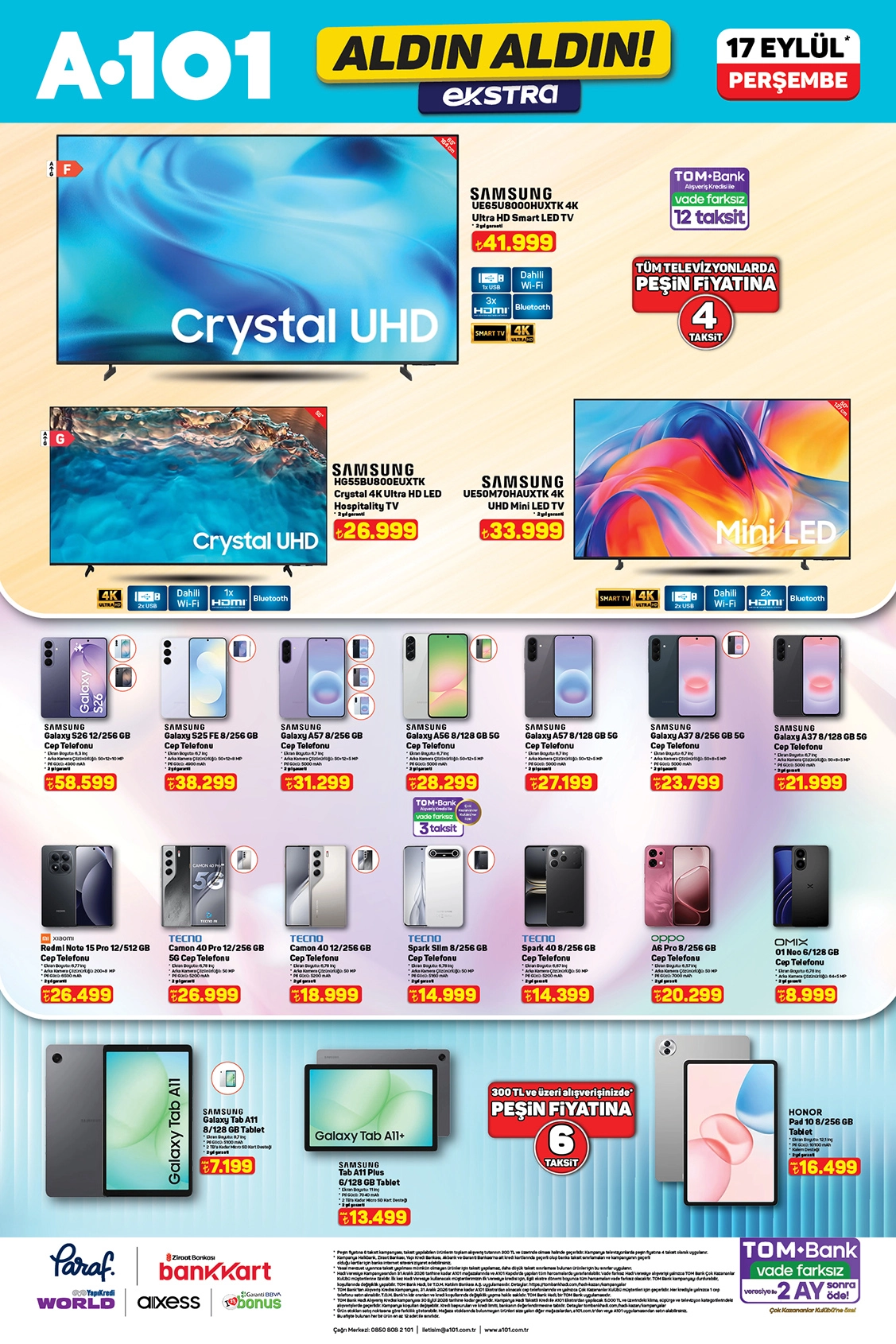 A101 17 Eylül 2026 aktüel katalog sayfa 19