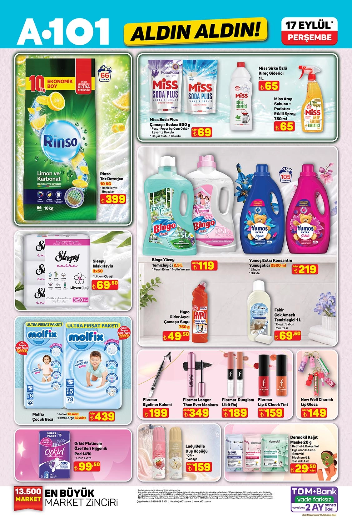 A101 17 Eylül 2026 aktüel katalog sayfa 2