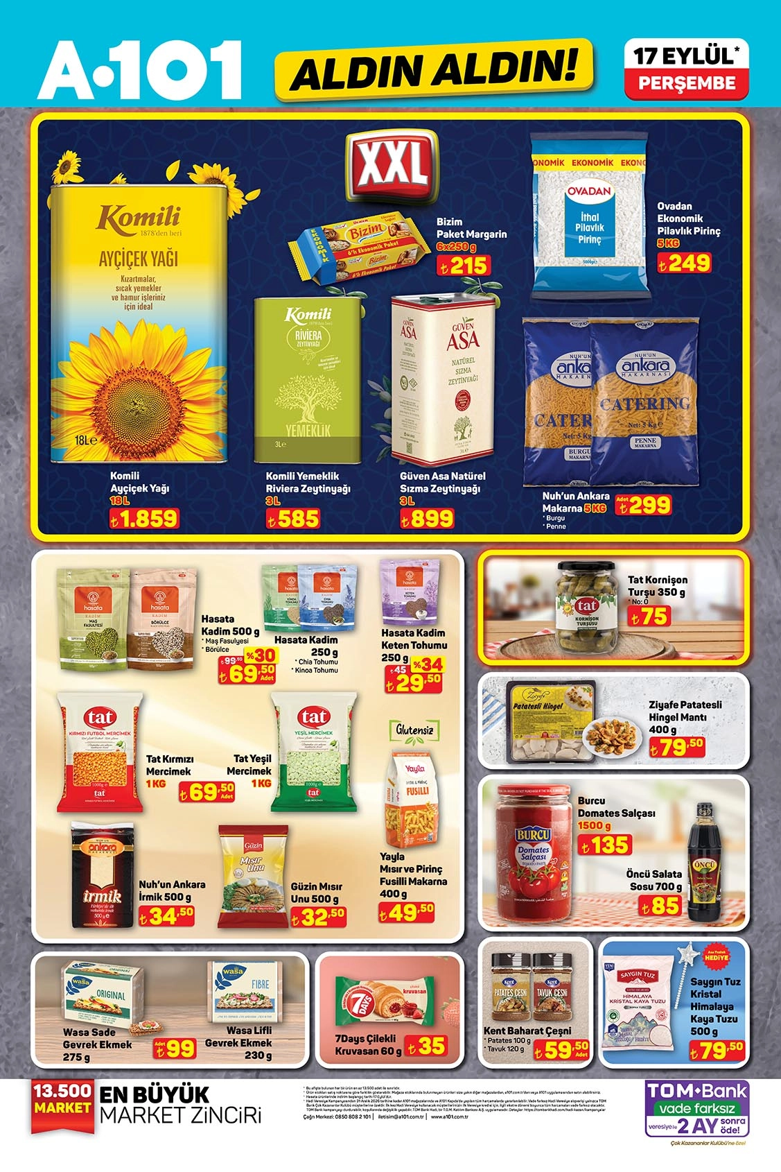 A101 17 Eylül 2026 aktüel katalog sayfa 3