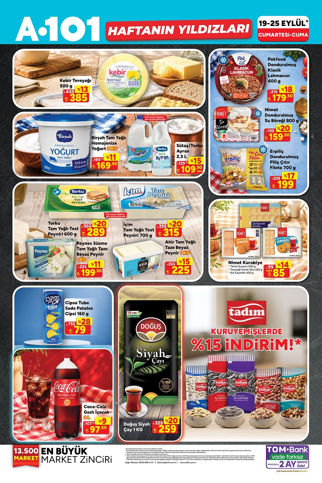 A101 19 Eylül 2026 aktüel katalog sayfa 1