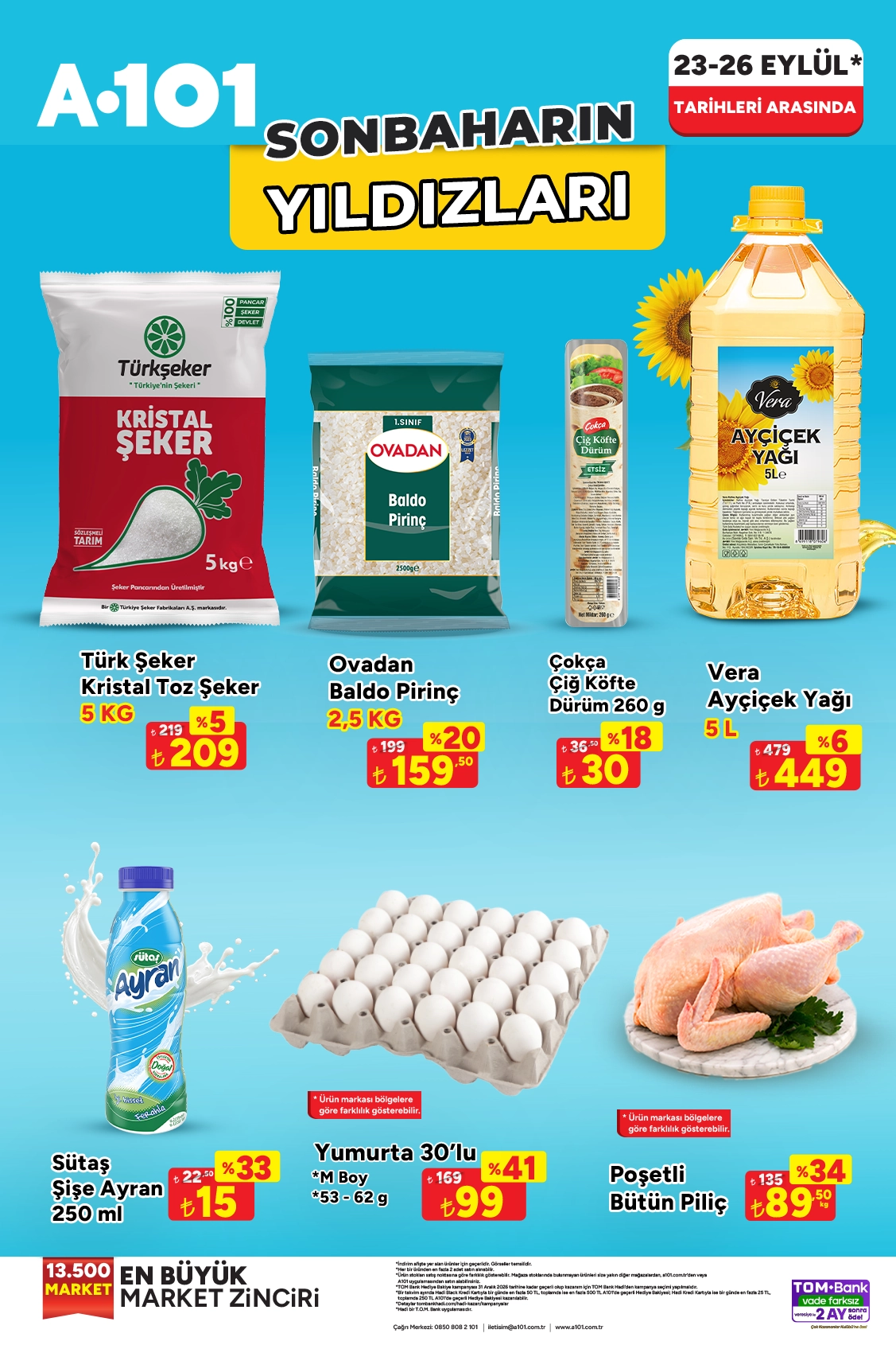 A101 23 Eylül 2026 aktüel katalog sayfa 1