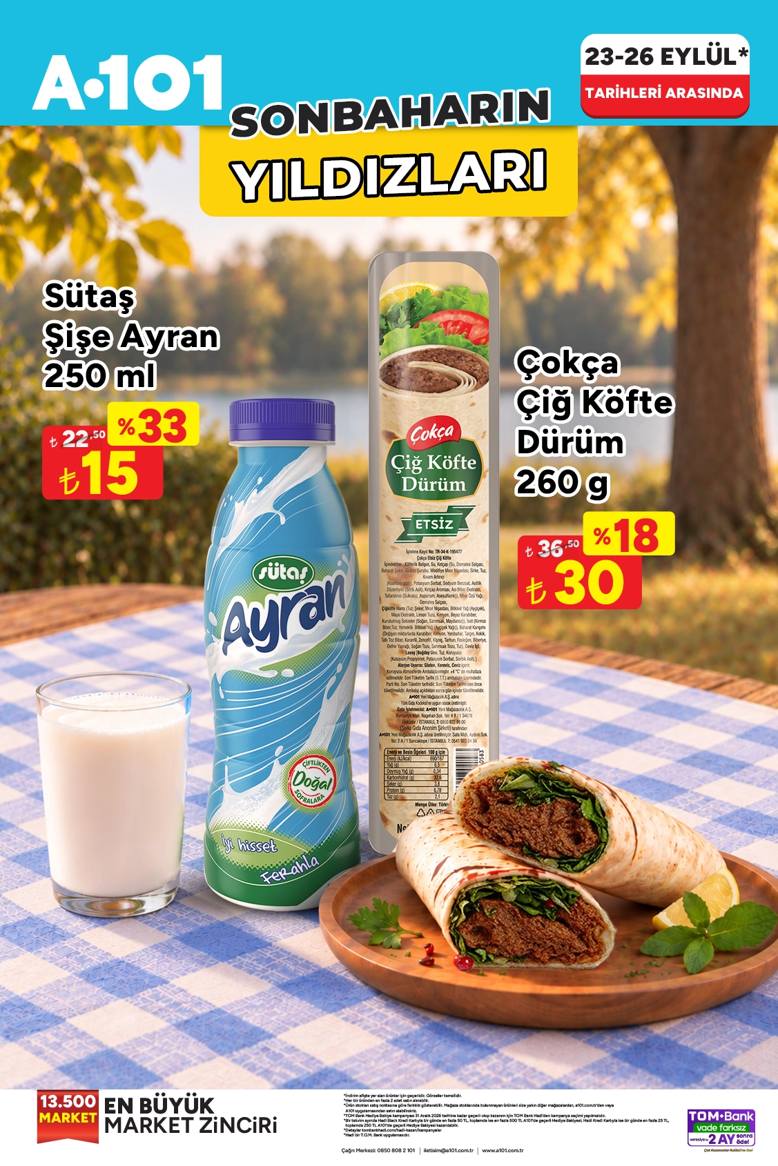 A101 23 Eylül 2026 aktüel katalog sayfa 3