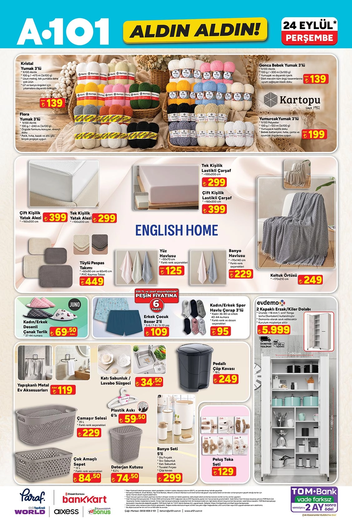 A101 24 Eylül 2026 aktüel katalog sayfa 10