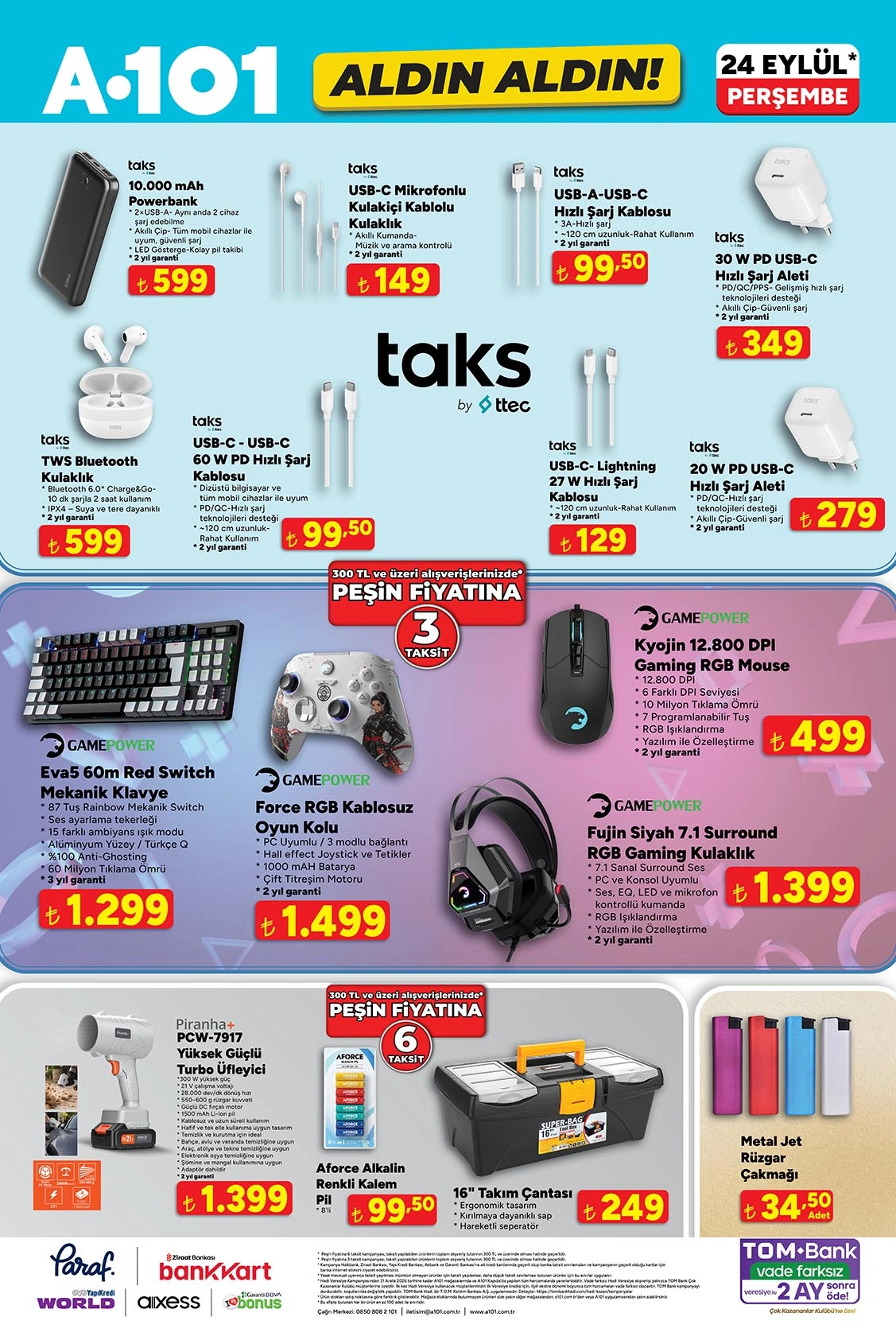 A101 24 Eylül 2026 aktüel katalog sayfa 4