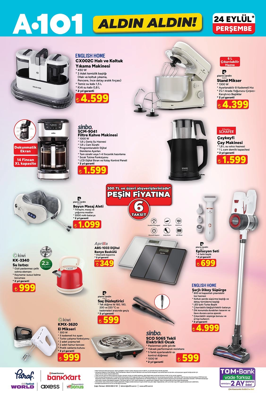 A101 24 Eylül 2026 aktüel katalog sayfa 7
