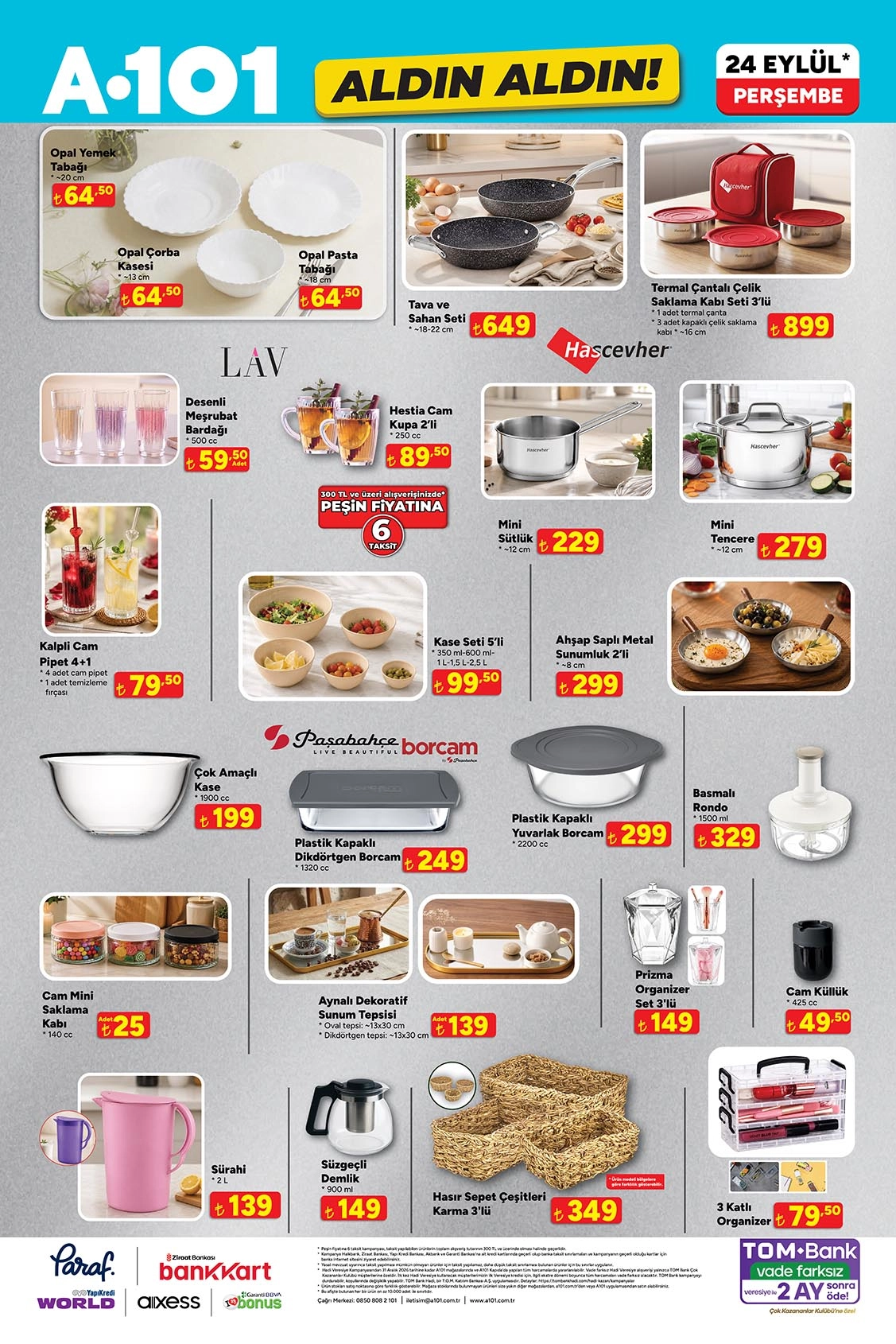 A101 24 Eylül 2026 aktüel katalog sayfa 9