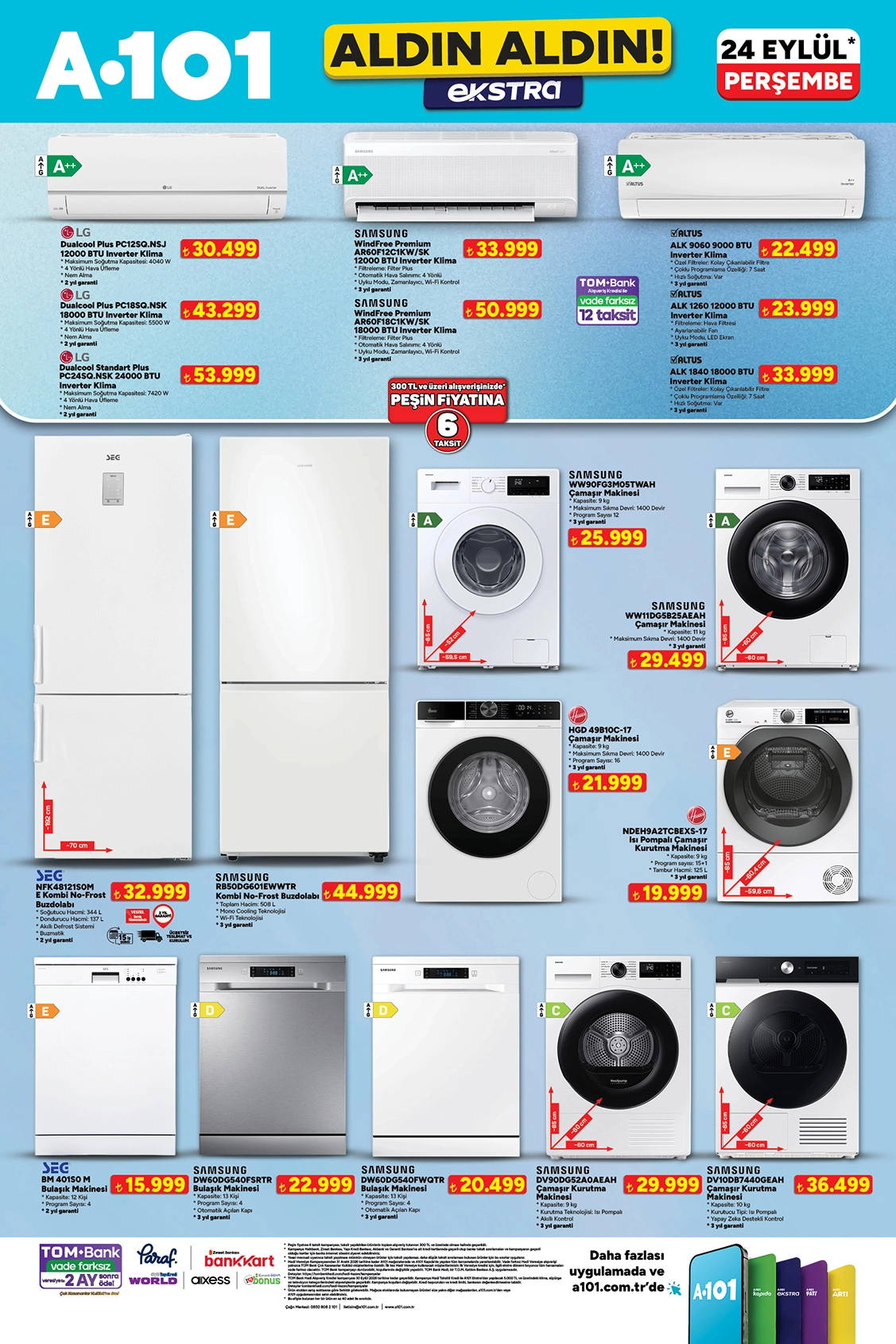 A101 24 Eylül 2026 aktüel katalog sayfa 2