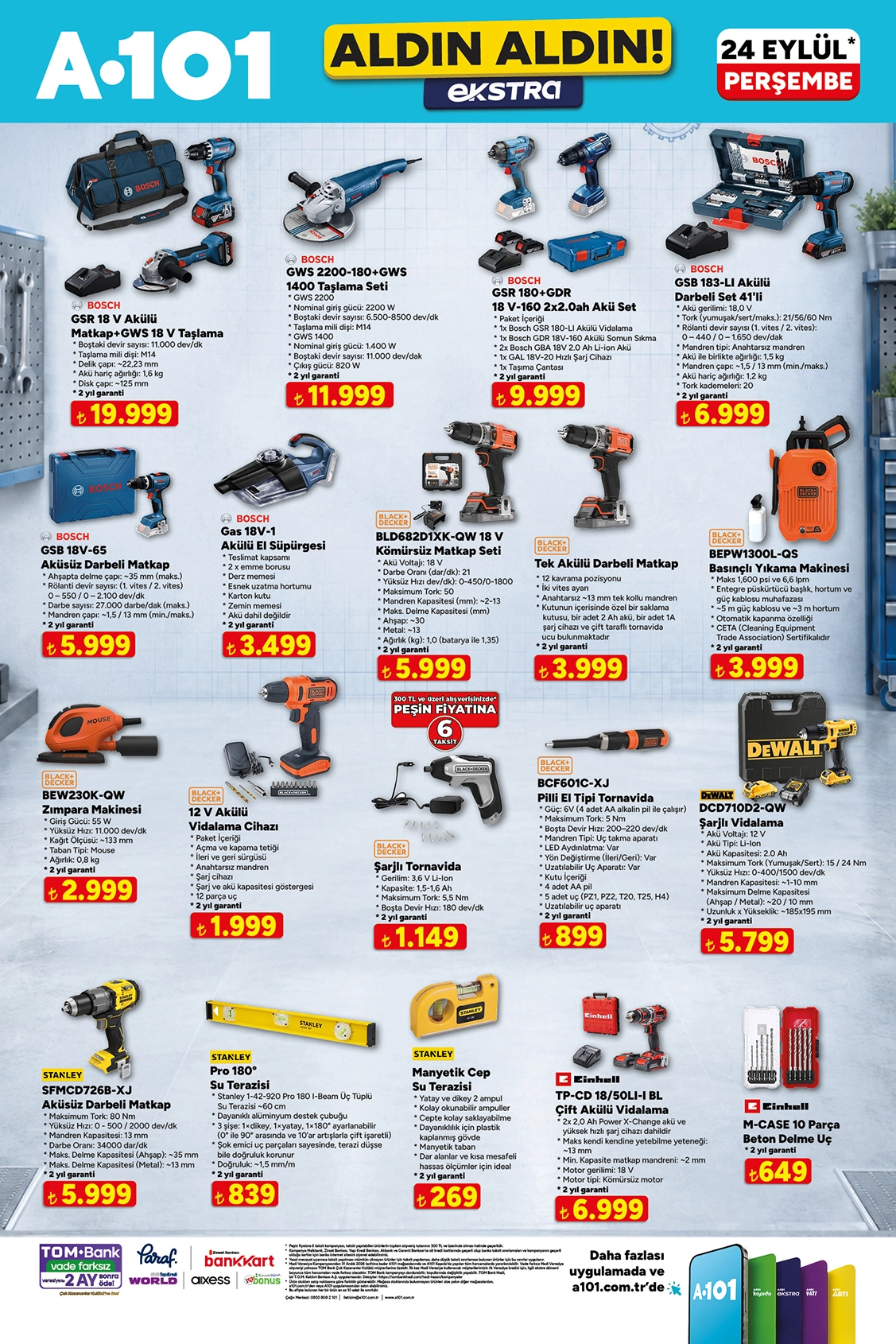 A101 24 Eylül 2026 aktüel katalog sayfa 6