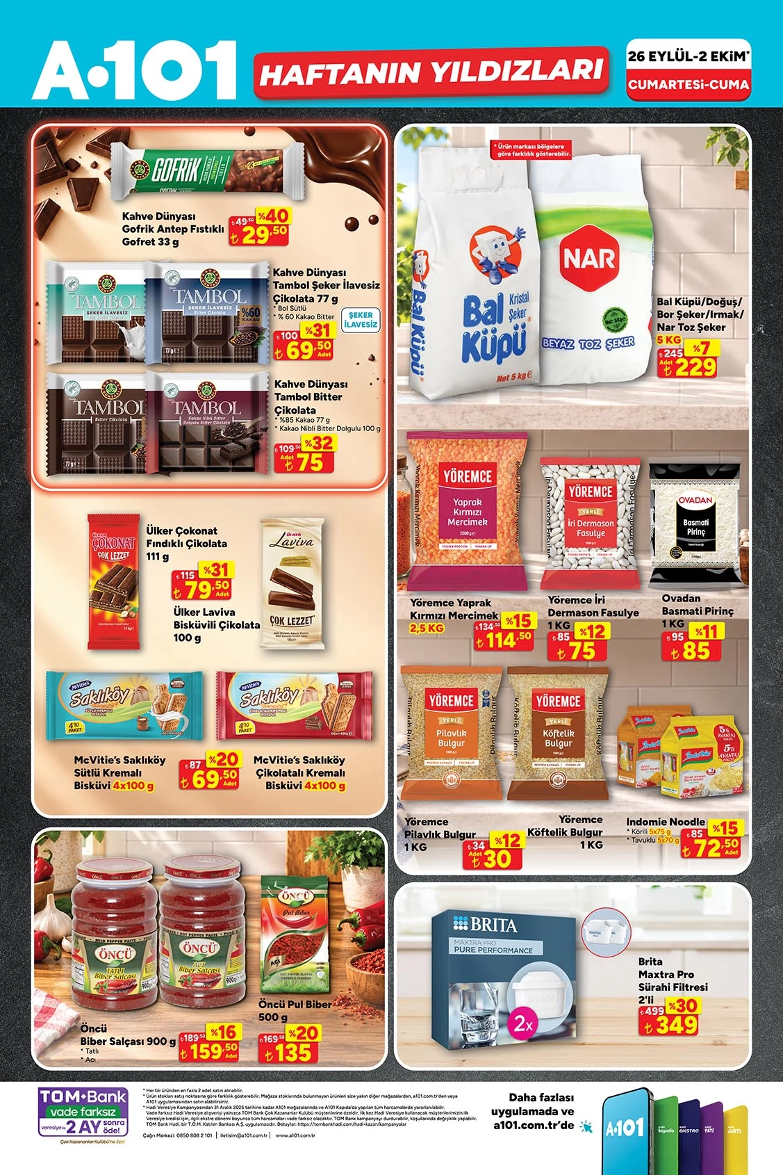 A101 26 Eylül 2026 aktüel katalog sayfa 2