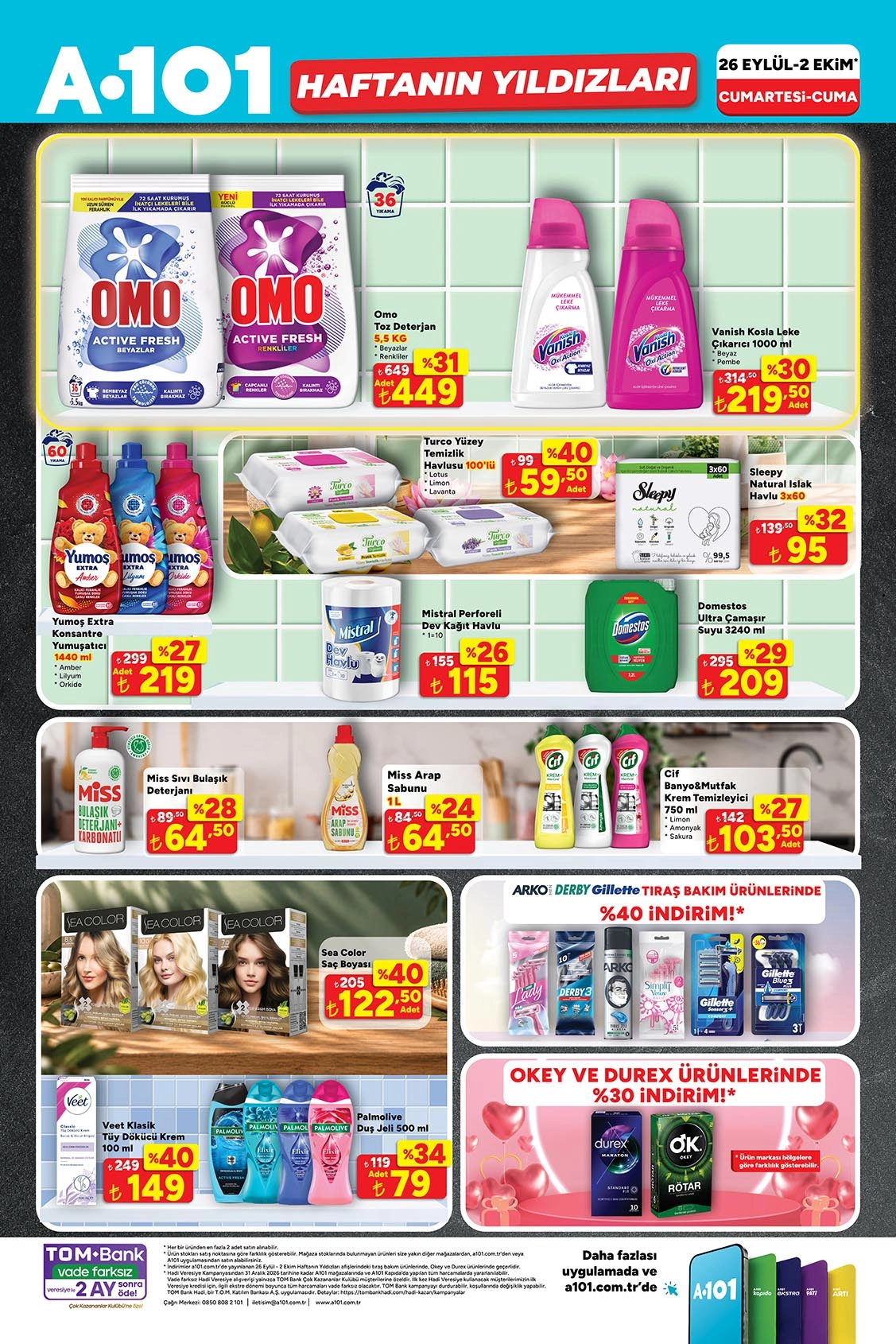 A101 26 Eylül 2026 aktüel katalog sayfa 3