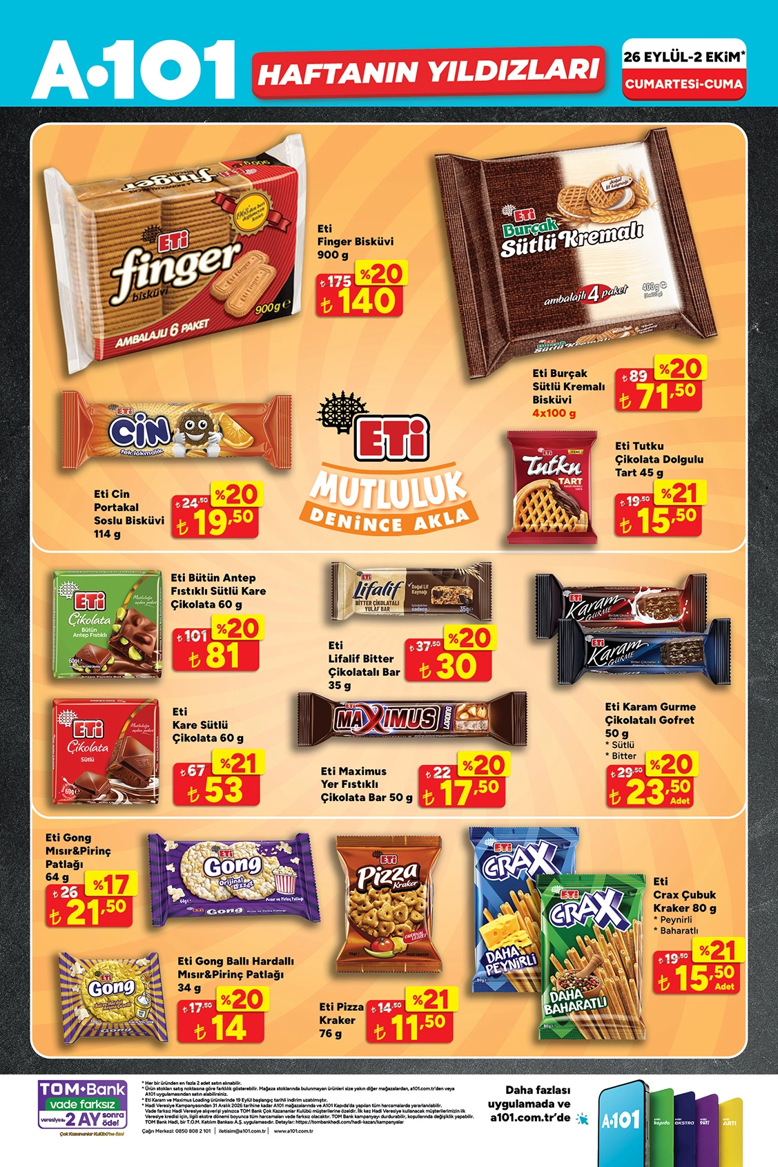 A101 26 Eylül 2026 aktüel katalog sayfa 8