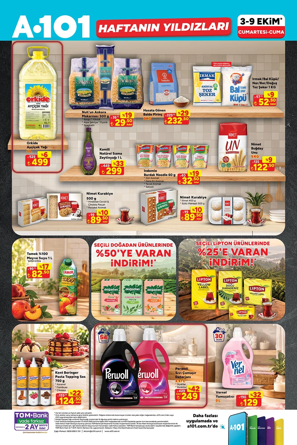 A101 3 Ekim 2026 aktüel katalog sayfa 1